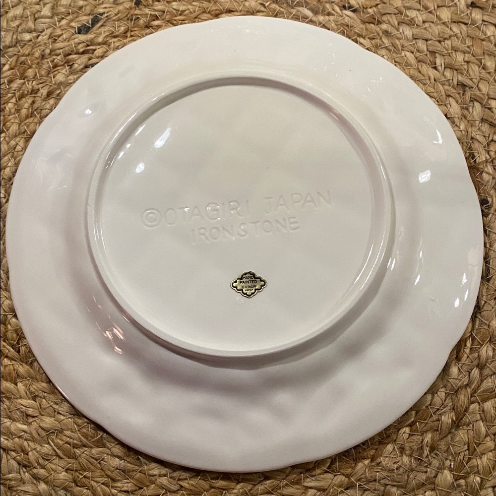Bundle of 4 Otagiri Ironstone salad plates made in Japan - Picture 7 of 14
